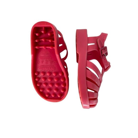 Mini Melissa Toddler Mini Possession Jellies Pink sz 8 - Picture 10 of 12